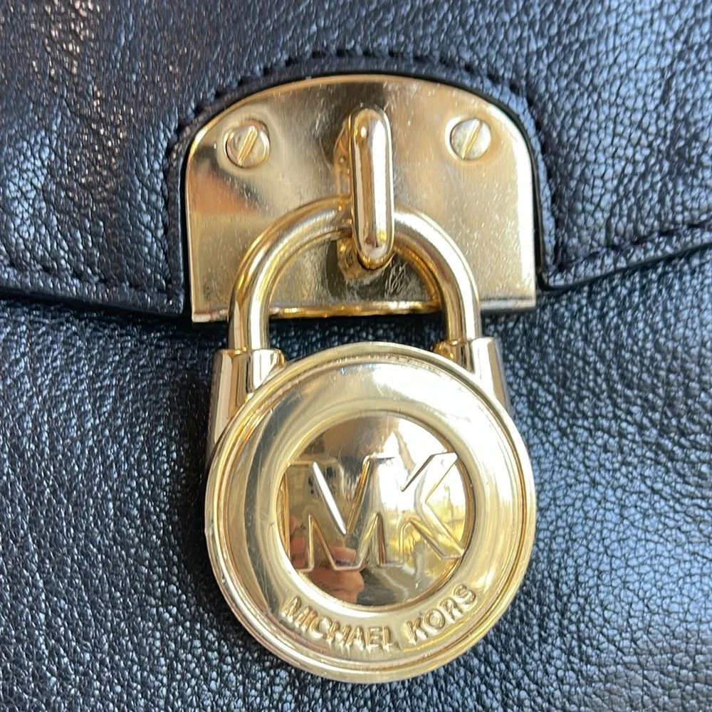 Michael Kors Genuine Leather Satchel Crossbody